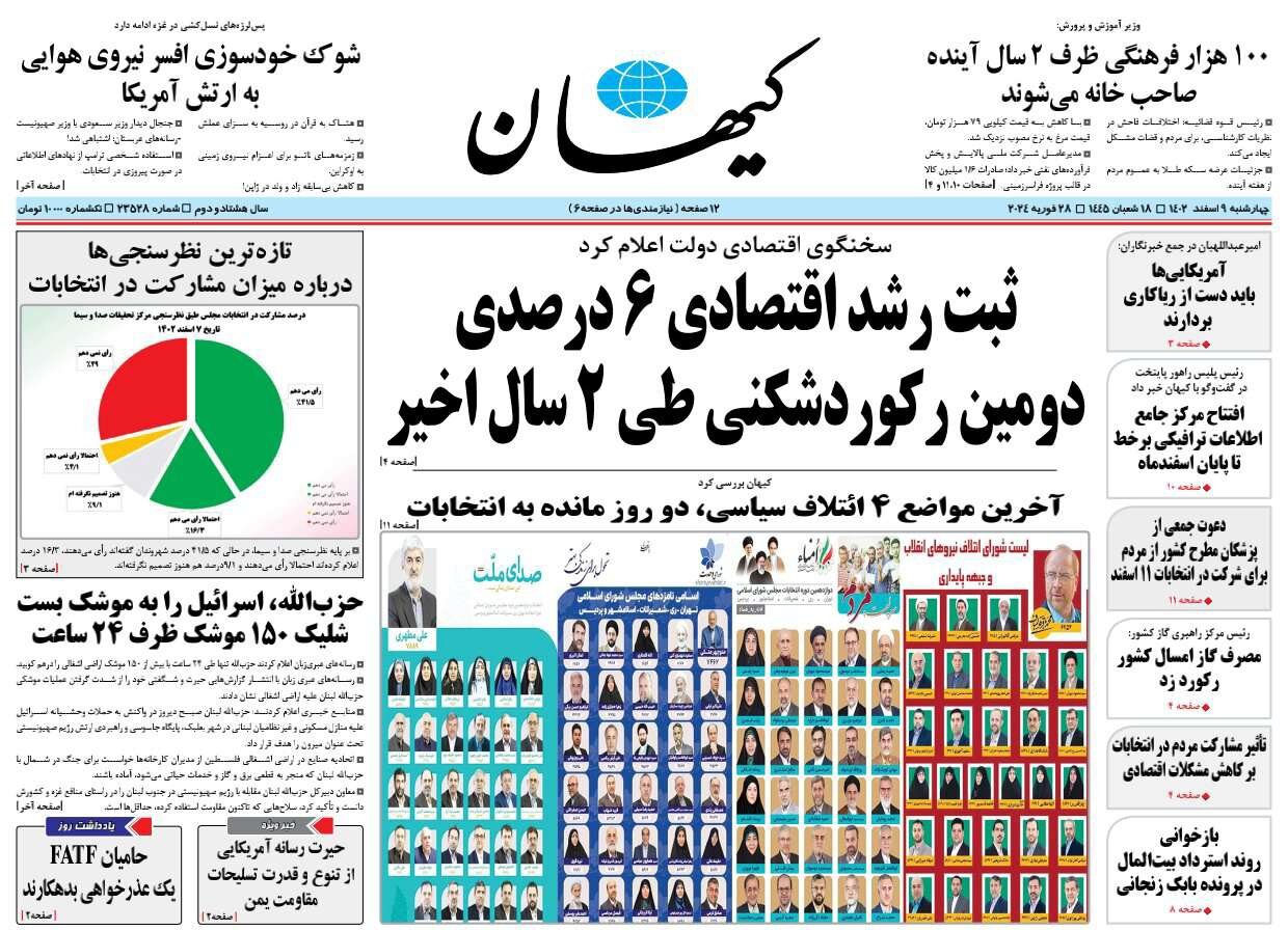 افزایش آمار مشارکت