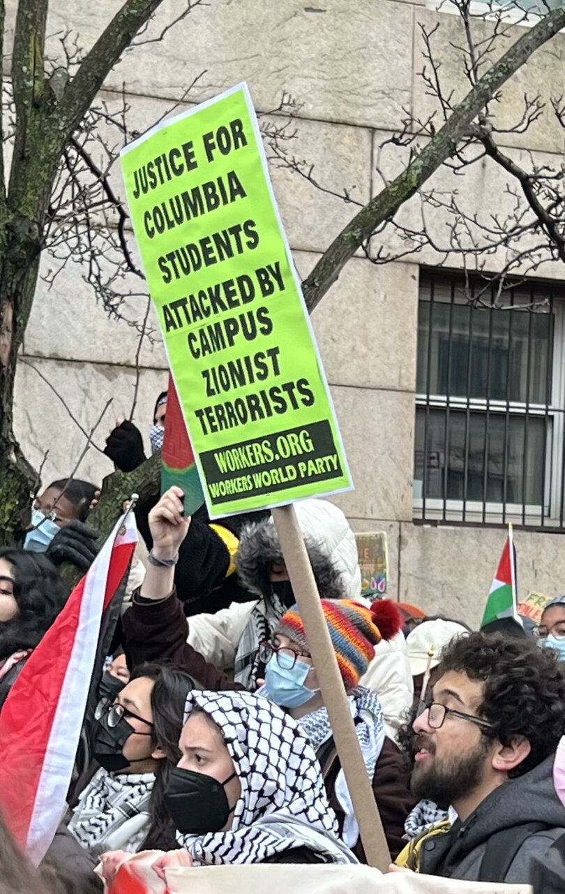 دانشجویان حامی فلسطین زیر تهدید تعلیق عقب نشینی نکردند