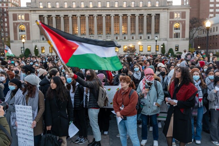 دانشجویان حامی فلسطین زیر تهدید تعلیق عقب نشینی نکردند
