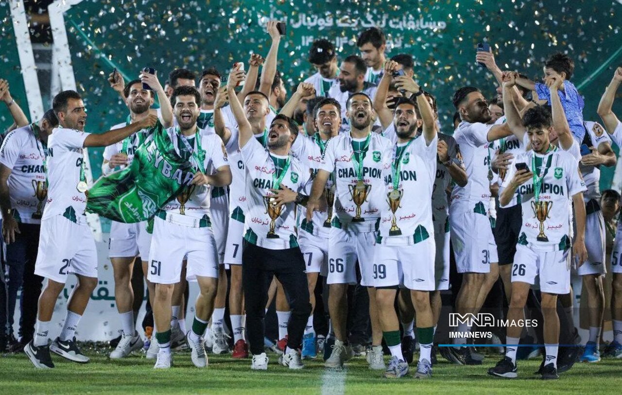 خیبر خرم آباد "قهرمان بیست و سومین" تاریخ لیگ دسته اول فوتبال نام گرفت