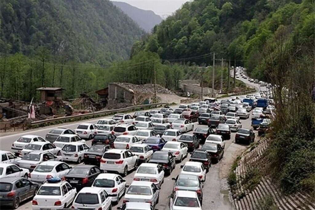 آخرین وضعیت جاده‌های کشور؛ امروز پنجشنبه ۱۸ مرداد / ترافیک سنگین در چالوس