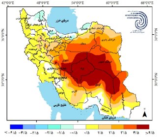 ۱۱ استان بیشترین رکورد خشکسالی را دارند/ هوای ۲۹ استان در مرداد ماه گرمتر از بلندمدت ثبت شد.