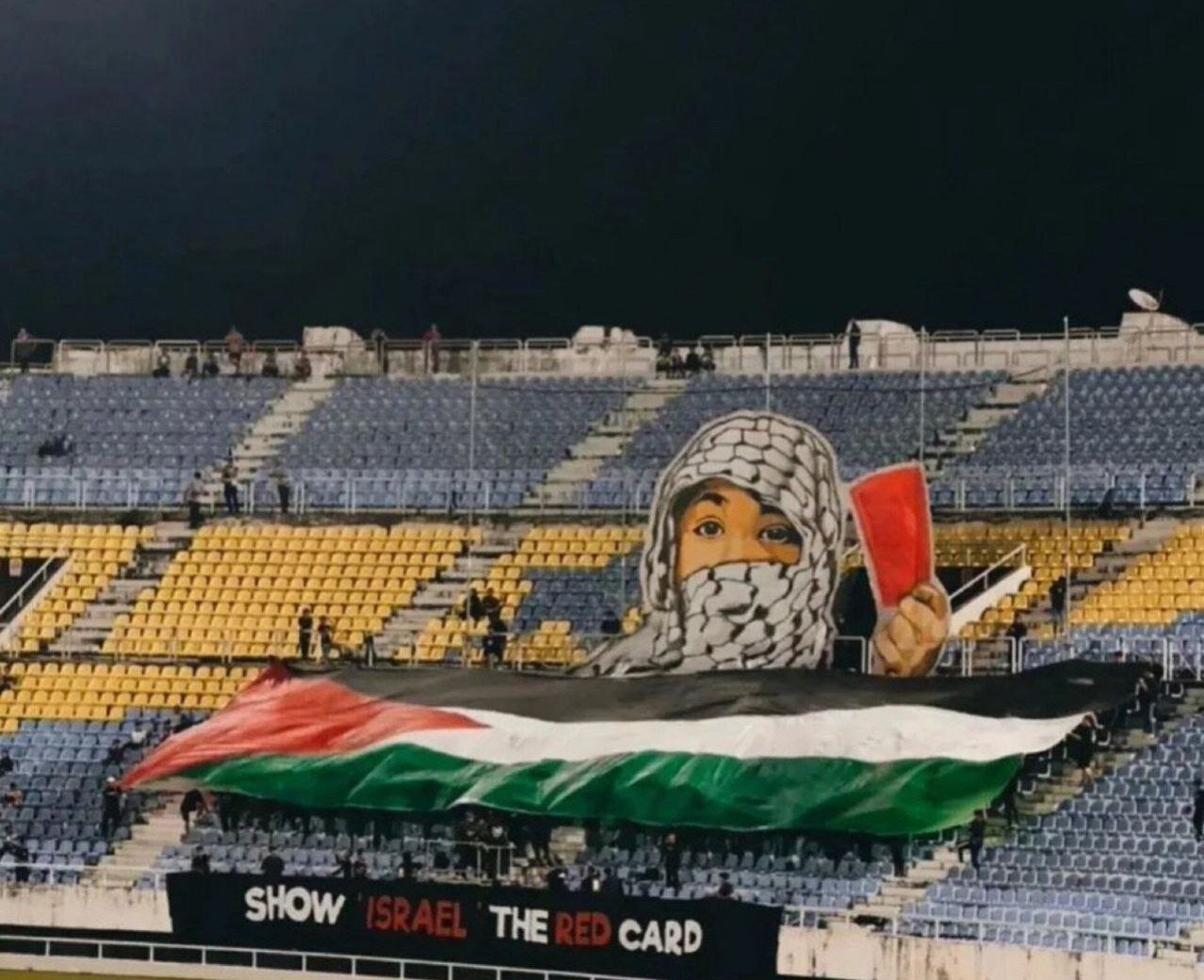 فوتبال علیه رژیم صهیونیستی ؛ کارت قرمز به جنایات رژیم کودک