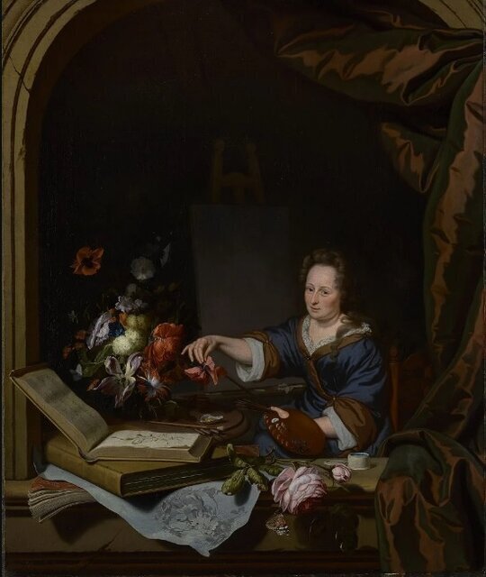 زنان قرن هفدهم فقط مجاز به نقاشی گل و گیاهان بودند! زنان قرن هفدهم فقط مجاز به نقاشی گل و گیاهان بودند!
