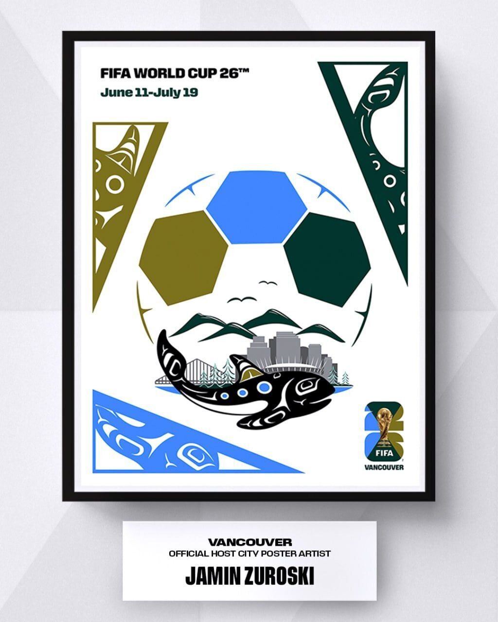 رونمایی رسمی از اولین پوسترهای جام جهانی ؛