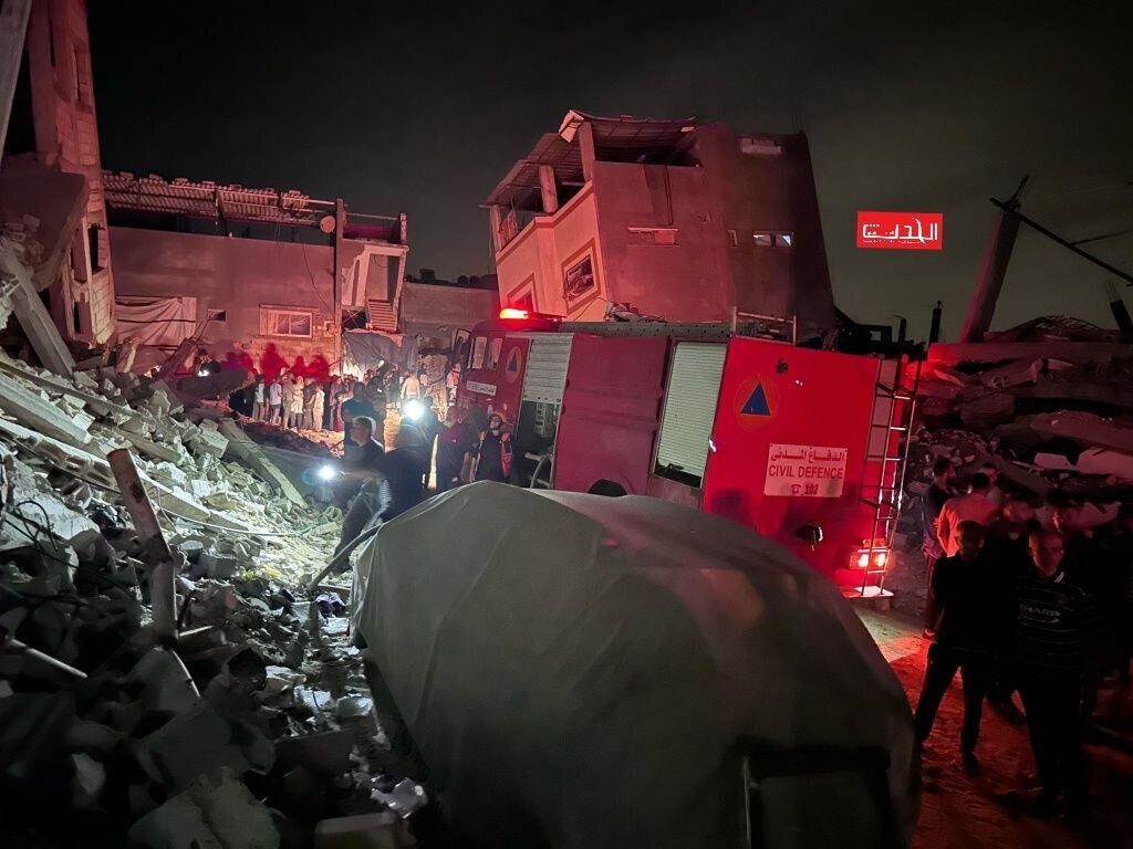 بمباران یک منزل مسکونی در شهر غزه؛ ۶ نفر شهید شدند