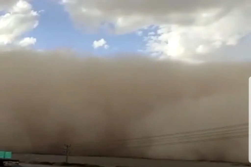 آغاز طوفان در تهران + فیلم