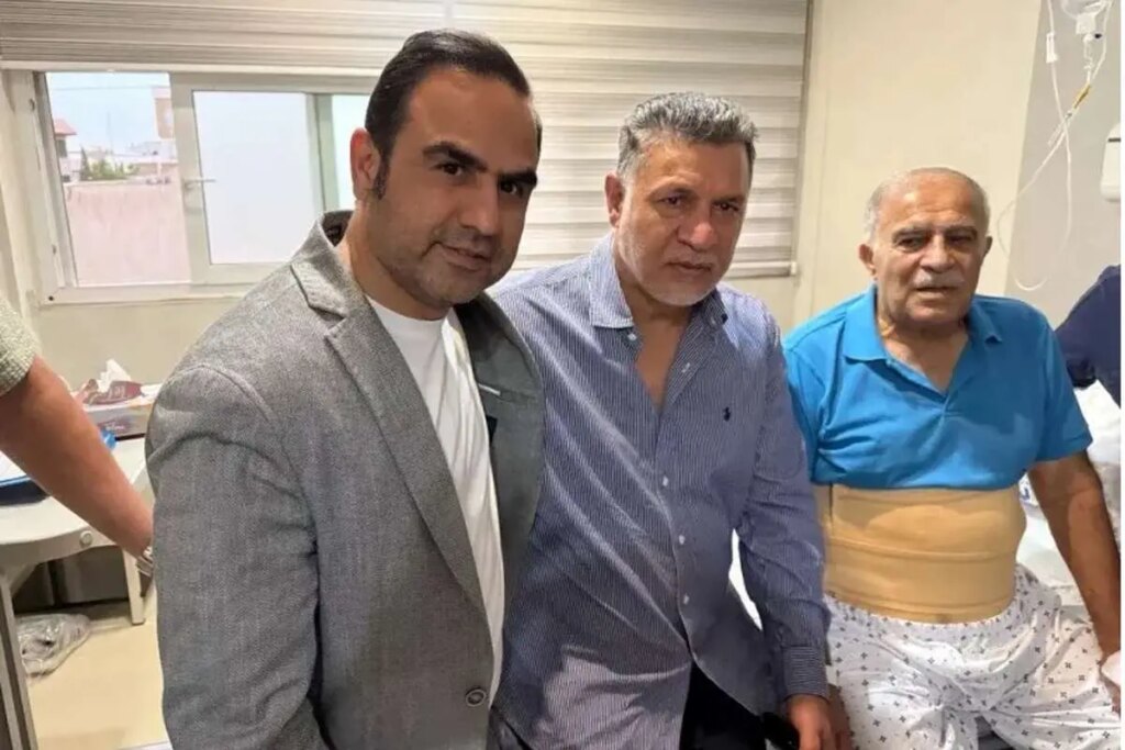 تصویر ؛ چه کسی علی دایی را در بیمارستان ملاقات کرد؟