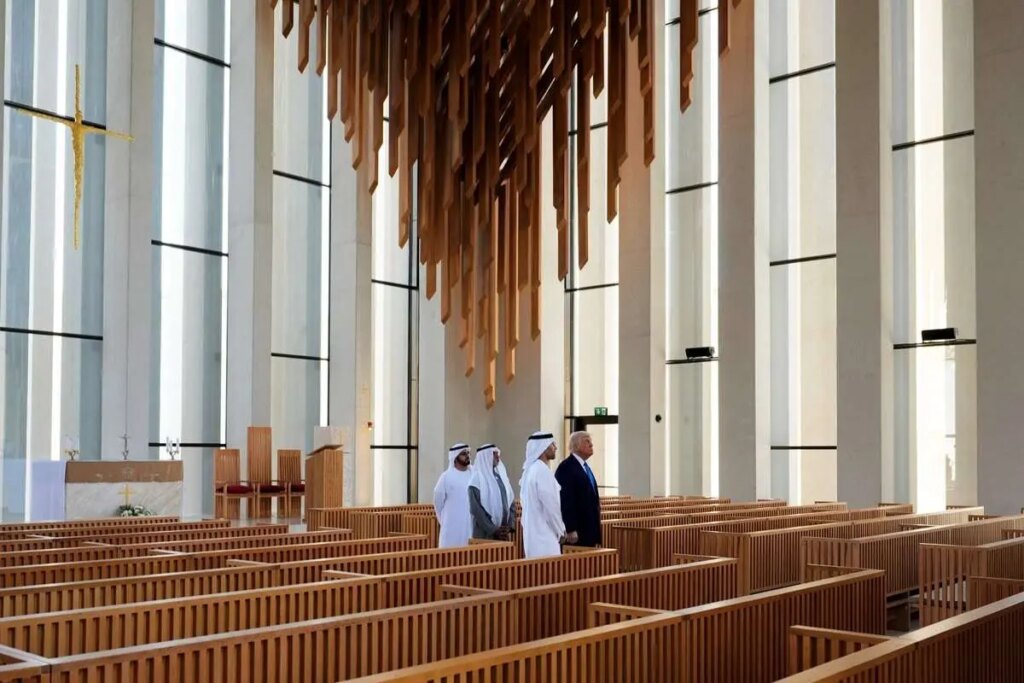 تصاویر سفر ترامپ به خانه خانواده ابراهیمی