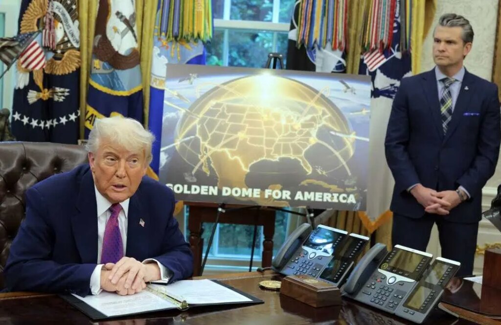 ترامپ از طرح سامانه پدافندی «گنبد طلایی» رونمایی کرد