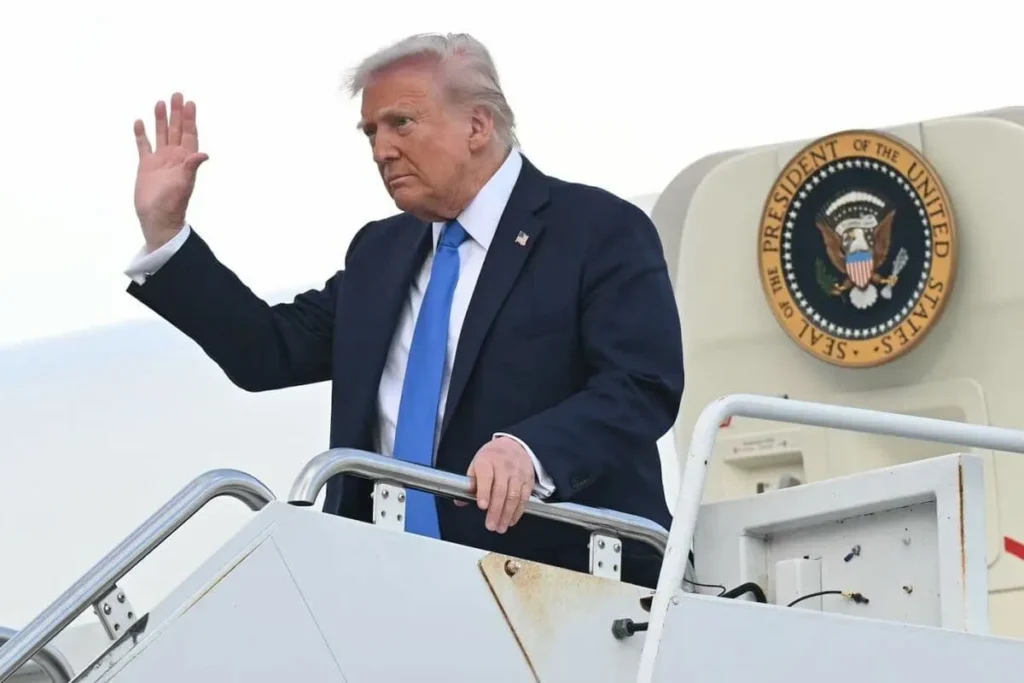 ترامپ ریاض را ترک کرد