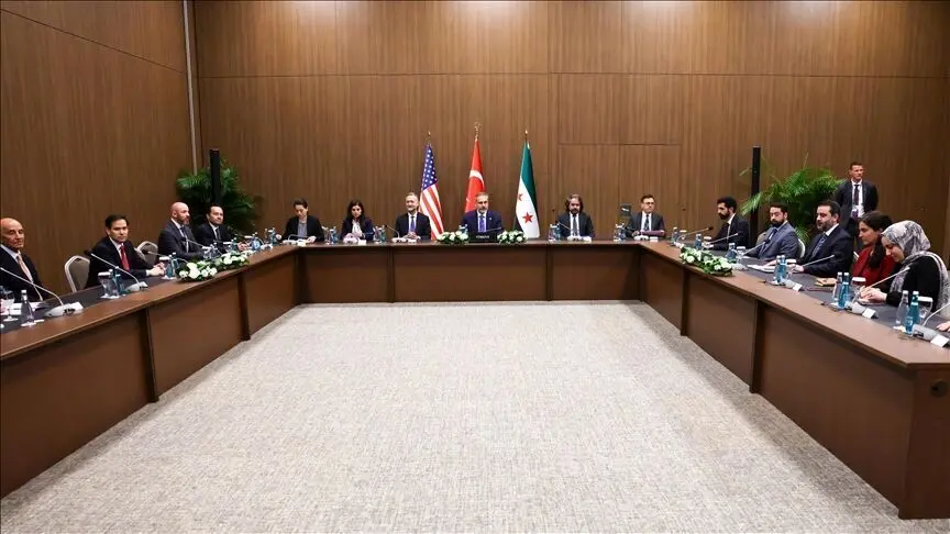دیدار وزیران خارجه ترکیه، سوریه و آمریکا در ترکیه