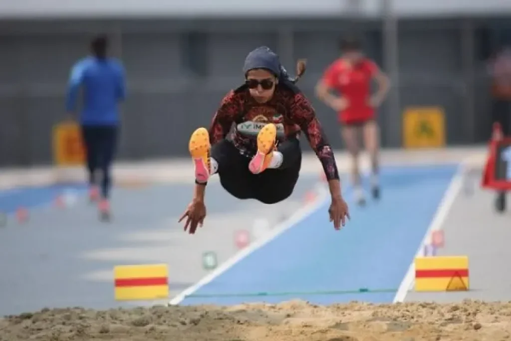 طلای تاریخی ریحانه مبینی در پرش طول بانوان آسیا