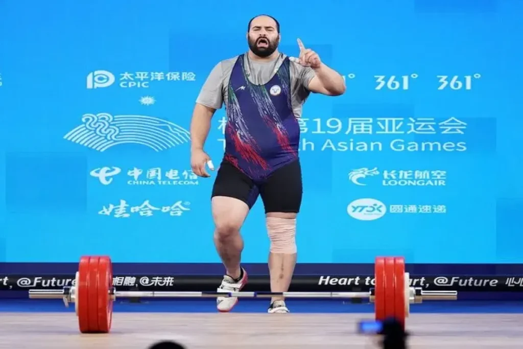 وزنه‌بردار ایران قوی‌ترین مرد آسیا شد