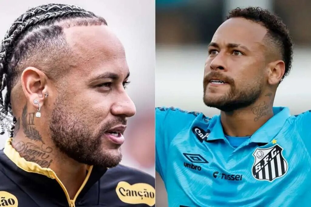 تصاویر مدل موهای جدید نیمار در برزیل