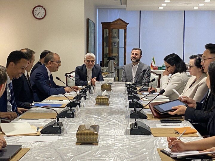 جلسات جداگانه با سفیران چینی و روسیه در سازمان ملل و اعضای غیرقانونی شورای امنیت
