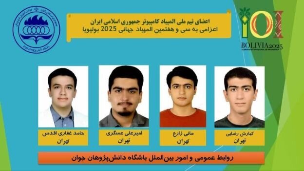 از پرچم شهدای جنگ 6 روزه در پارالمپیک آسیا گرفته تا غرور المپیاد رایانه در بولیوی