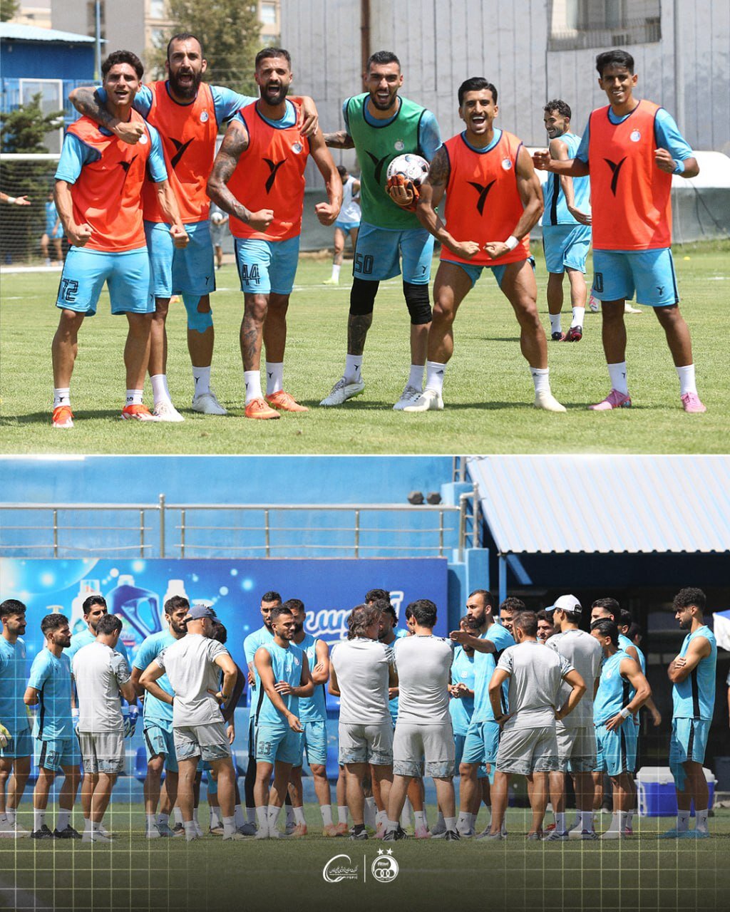 دوئل بین حسینی و آخبری در Sepahan / Line و علامت تجاری استقلال برای تراکتور با ژست قهرمانی