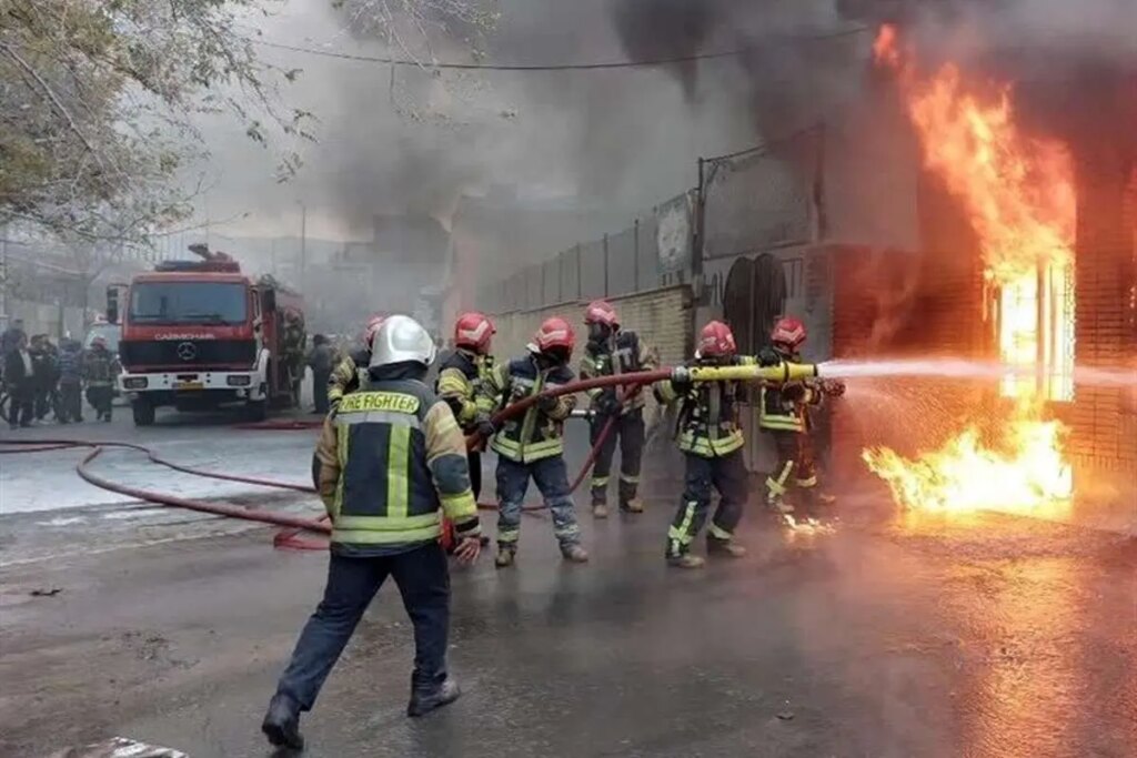 جزئیات آتش نشانی در بزرگراه آزادگان