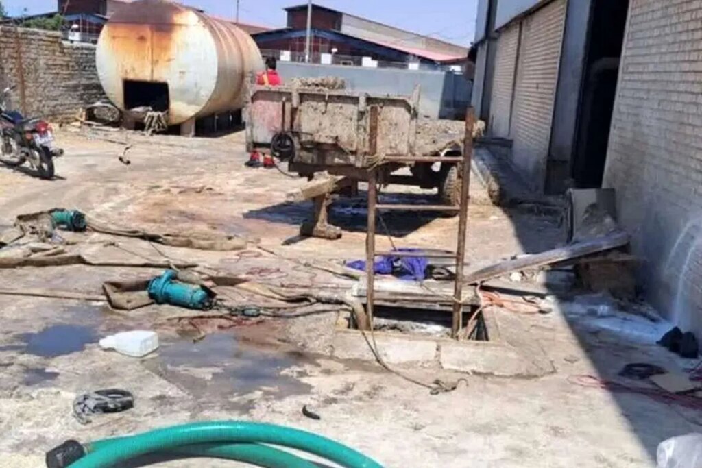 سقوط 2 کارگر به چاه فاضلاب یک شرکت ؛ 2 کشته و 2 زخمی