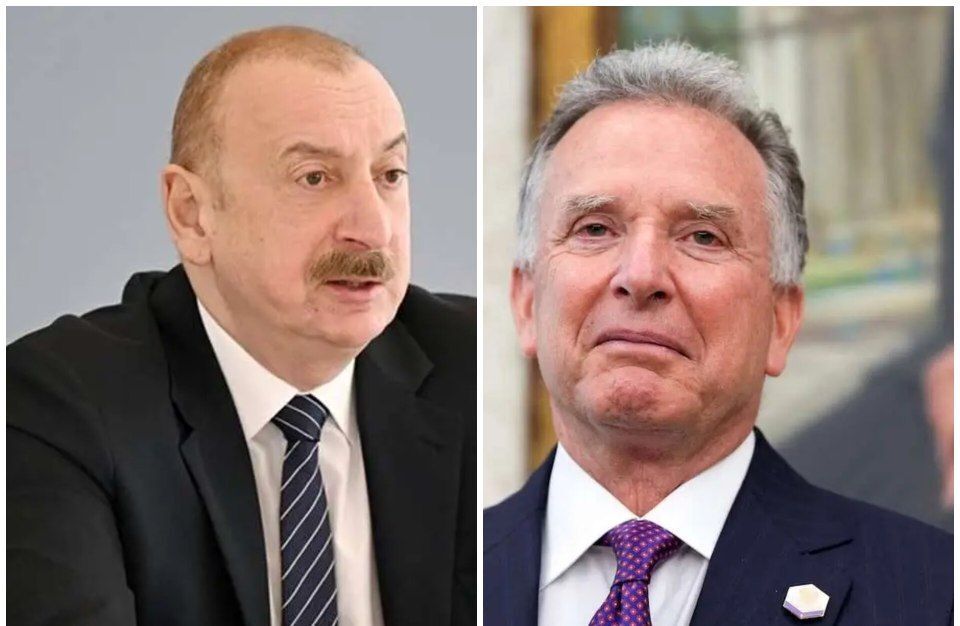 دیدار ویتکاف با رئیس‌جمهور آذربایجان