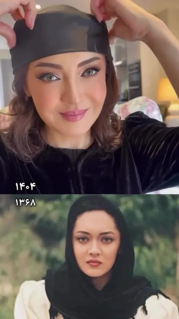 ویدئو تازه منتشر شده از نیکی کریمی در ۵۳ سالگی