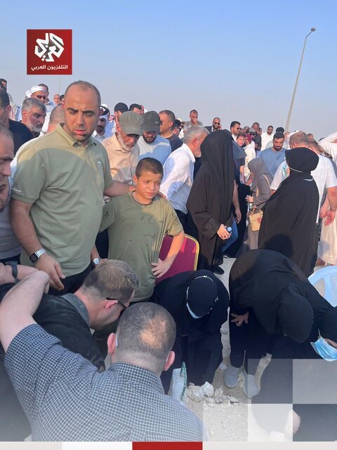 شرکت رهبران حماس در مراسم تشییع جنازه شهدای حمله صهیونیستی در قطر شرکت رهبران حماس در مراسم تشییع جنازه شهدای حمله صهیونیستی در قطر