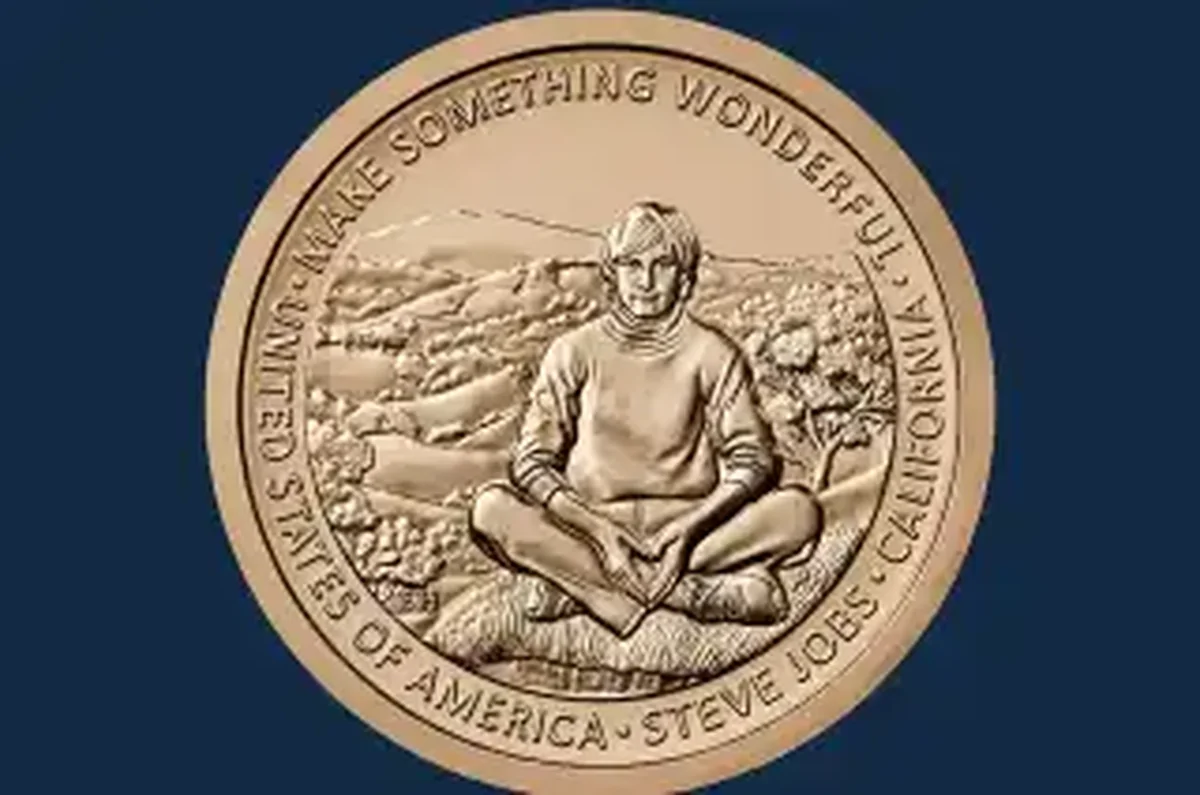 رونمایی سکه یادبود یک دلاری برای تجلیل از استیو جابز