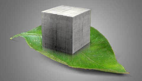 بتن سبز می تواند هزینه های ساخت و ساز را کاهش دهد و آلودگی کربن را مهار کند