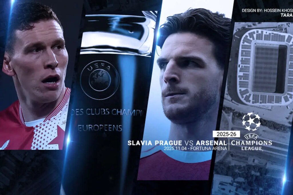 اسلاویا پراگ - آرسنال اعلام ترکیب اصلی