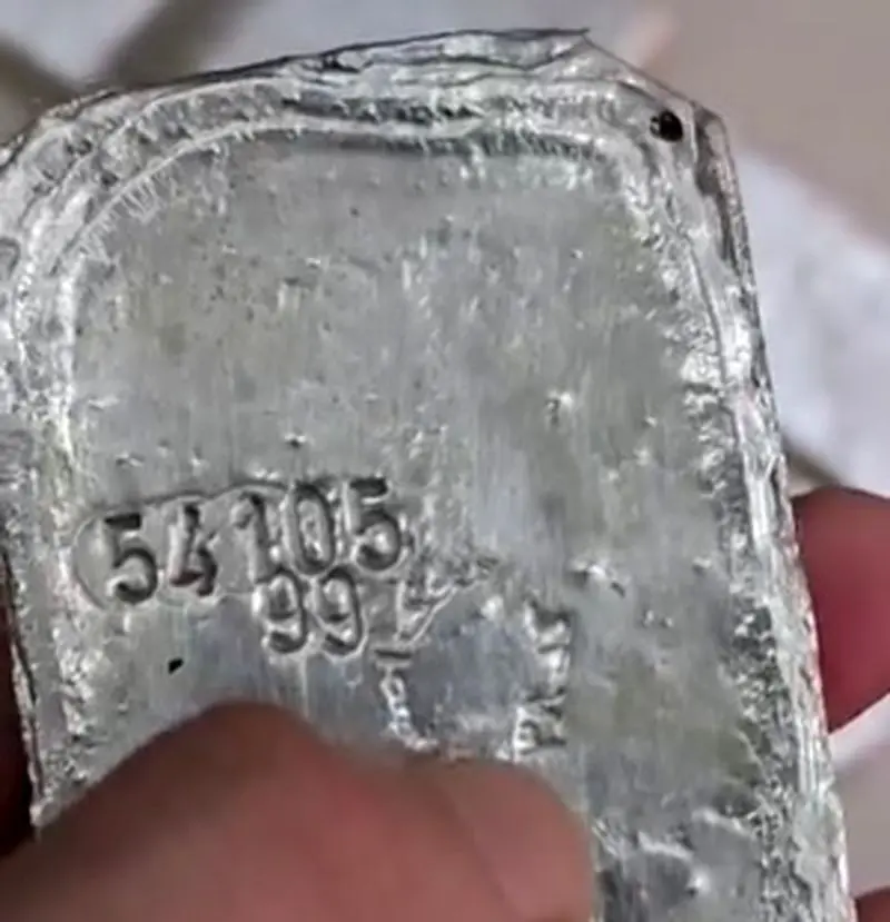 نقره ذوب شده