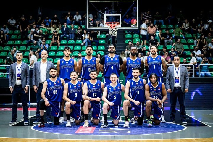 تیم بسکتبال شهرداری گرگان موفق شد تیم سجس لبنان را شکست دهد