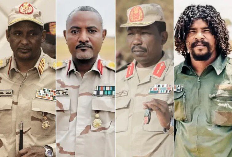 این چهره‌ها، مهمترین نیروهای «واکنش سریع» در سودان هستند
