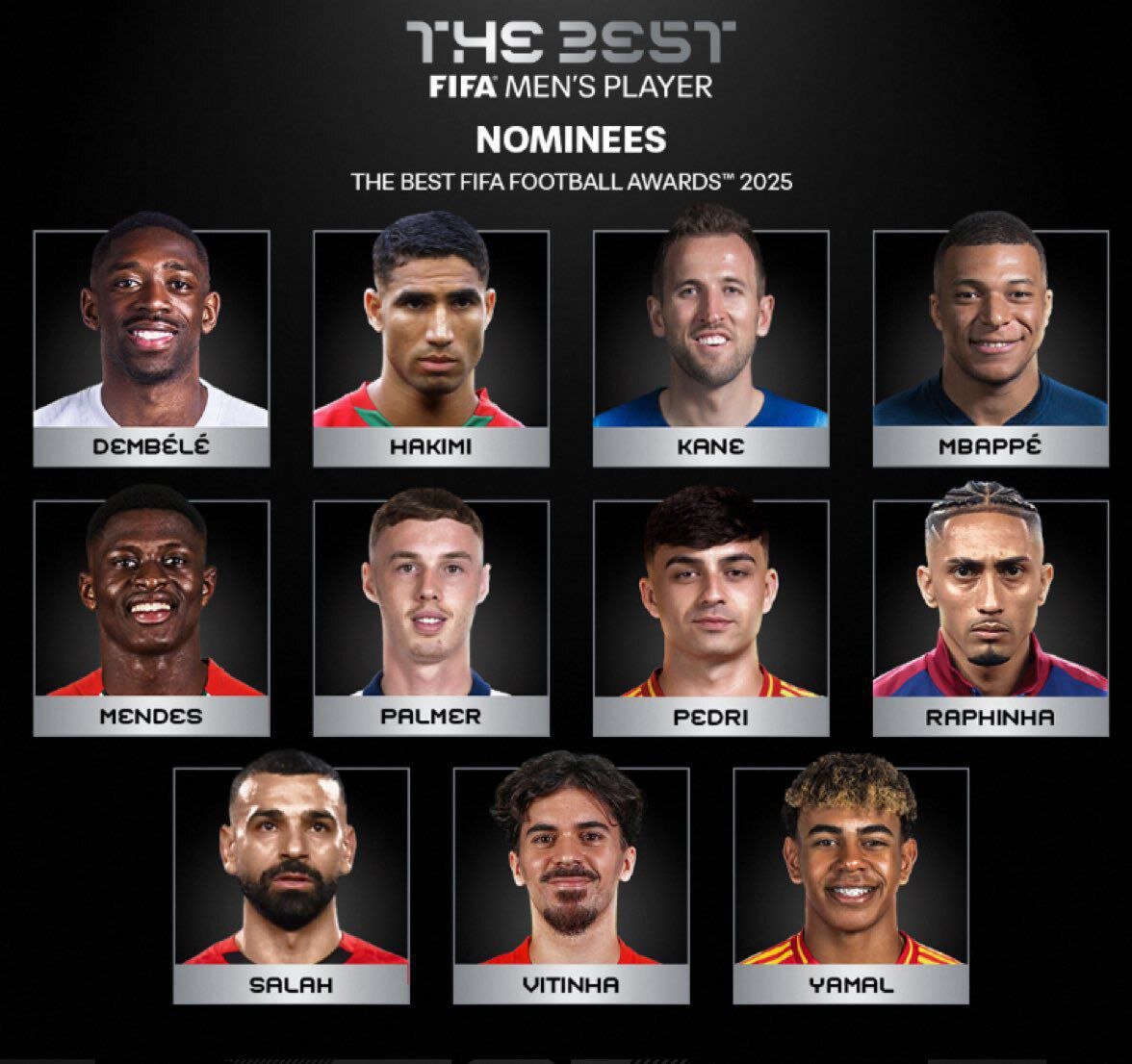فیفا نامزدهای بهترین جایزه را اعلام کرد + عکس