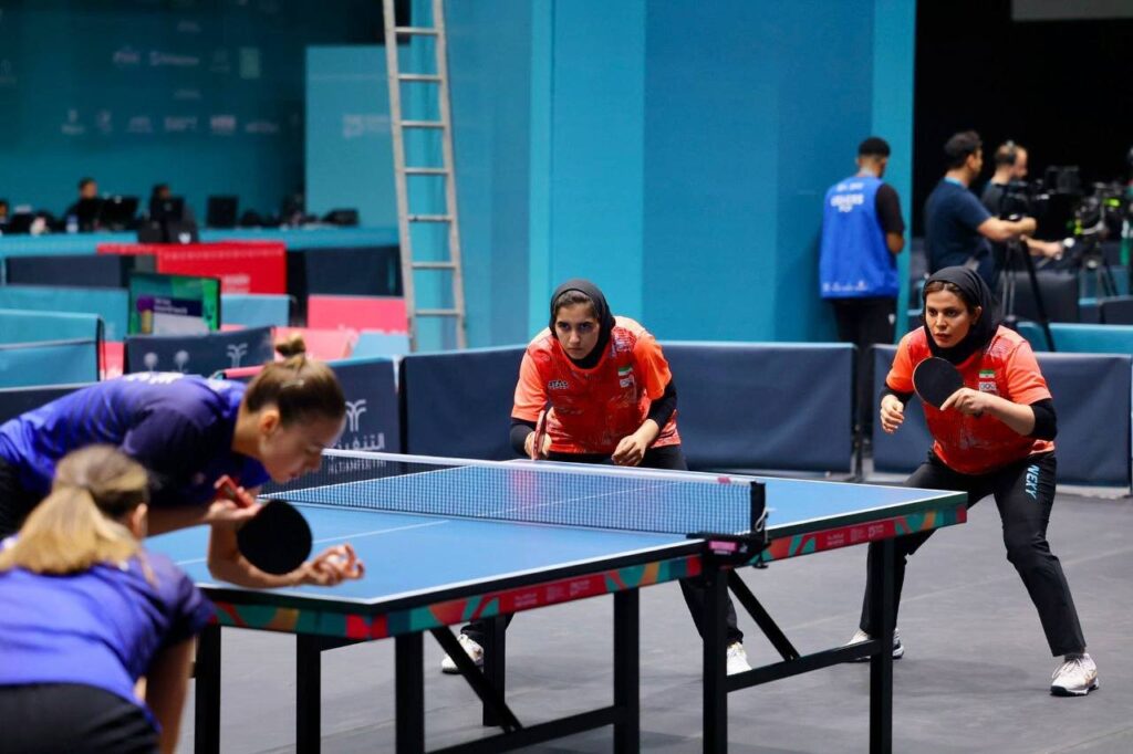 برنز بازی های کشورهای اسلامی برای بانوان پینگ پنگ باز ایران