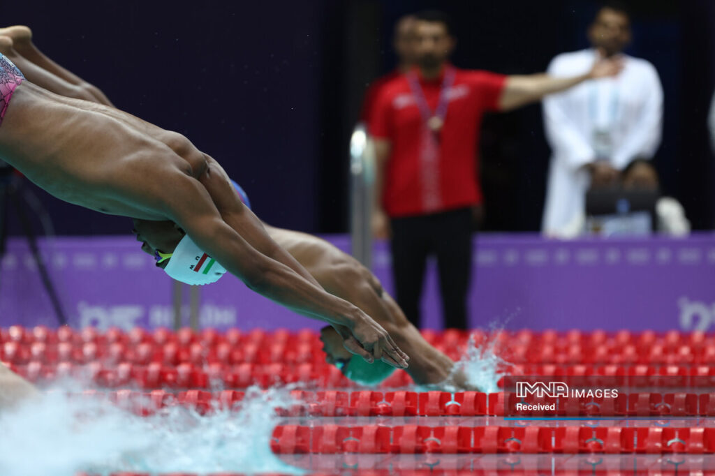 آراد مهدی زاده در 200 متر قورباغه در جایگاه پنجم ایستاد