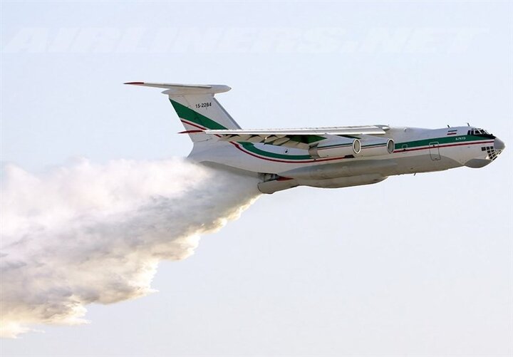 عملیات گسترده هواپیماهای سپاه برای اطفای حریق در جنگل های نخبه