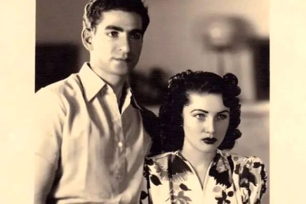 «فوزیه» در کنار محمدرضا پهلوی و ملک فاروق در مصر، اسفند1317