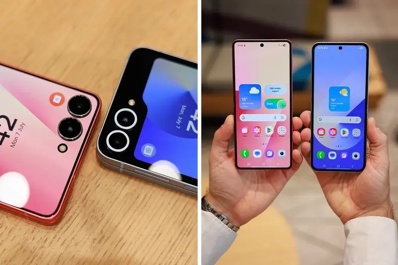 تفاوت Z Flip 6 و Z Flip 7