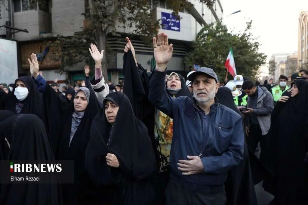 تصاویر; تجمع حامیان حجاب در تهران