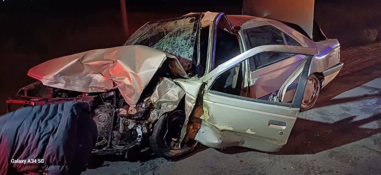 تصادف زنجیره ای در اتوبان تهران-قم ۱۱ مصدوم بر جای گذاشت + عکس