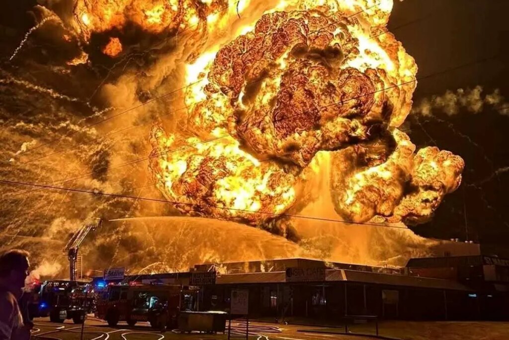 انفجار مهیب در استرالیا!