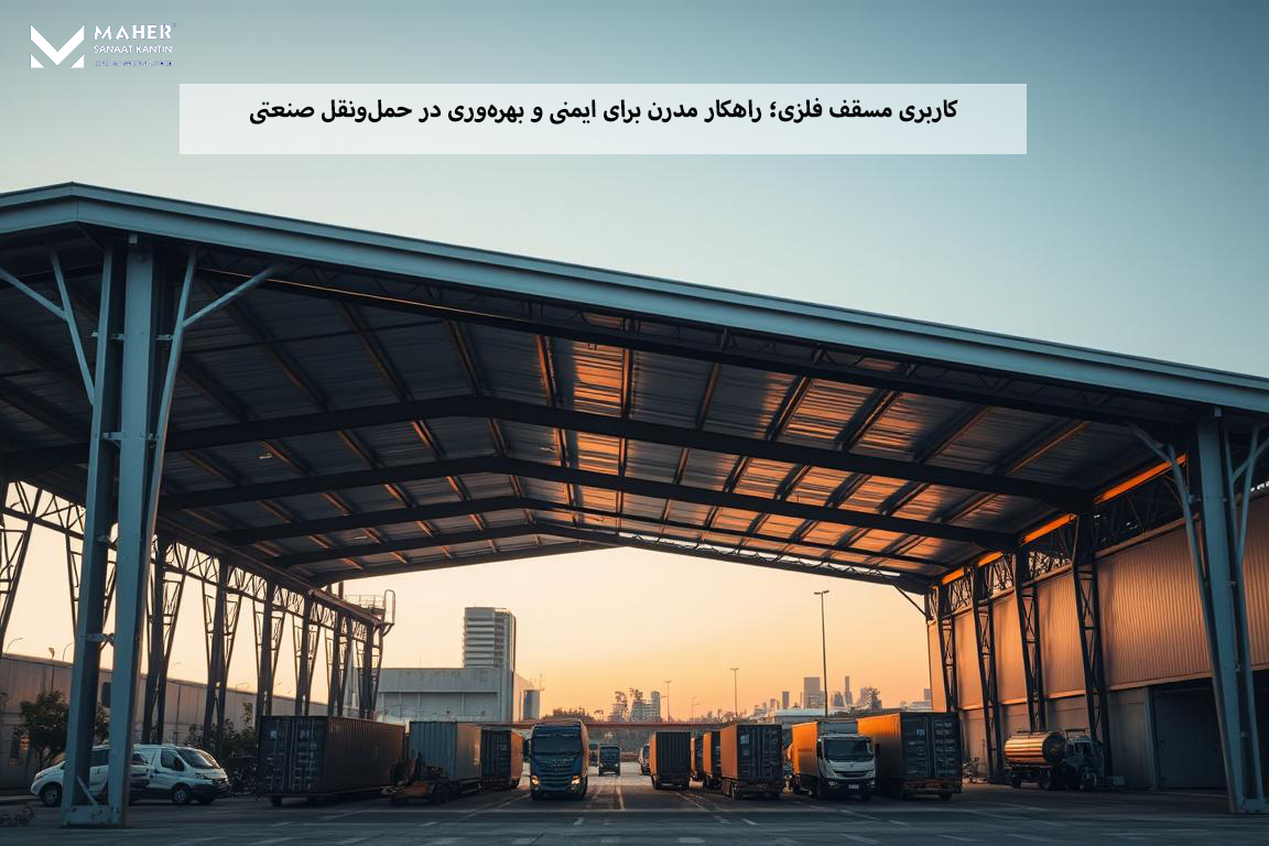 کاربری مسقف فلزی؛ راهکار مدرن برای ایمنی و بهره‌وری در حمل‌ونقل صنعتی
