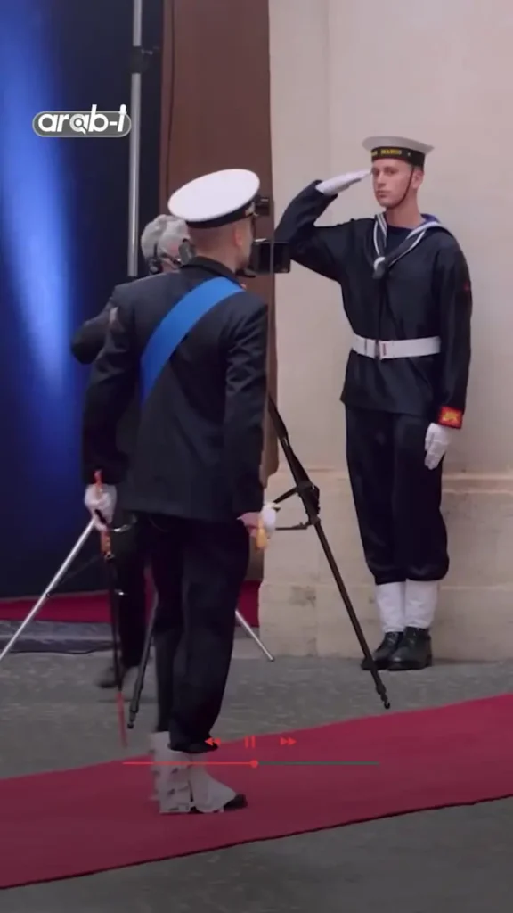 استقبال گرم جورجیا ملونی از محمود عباس