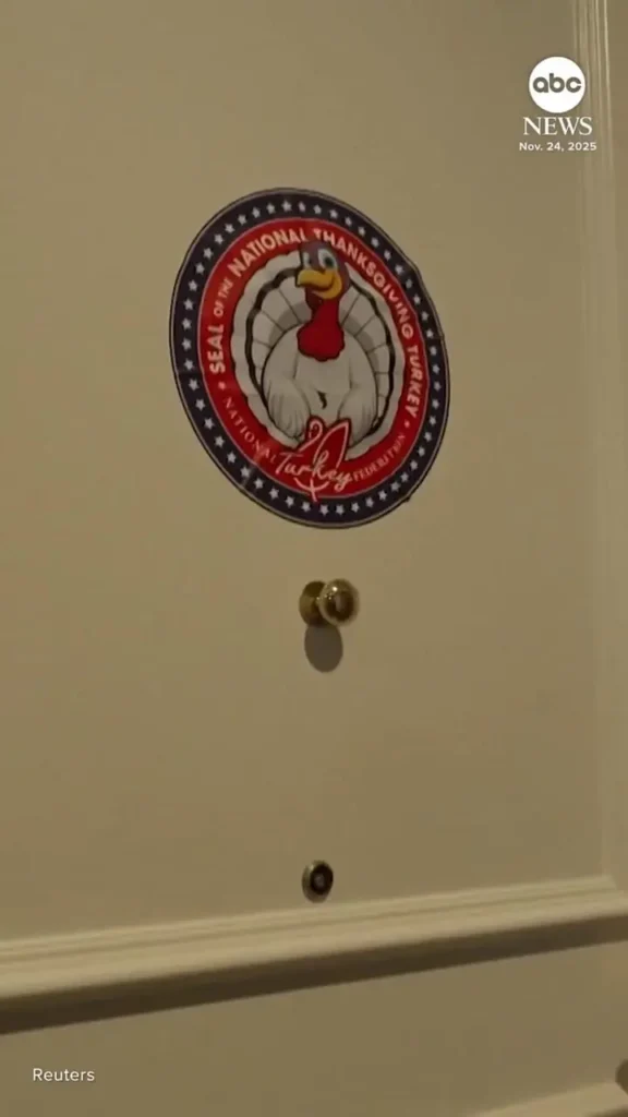 اقامت مجلل بوقلمون‌های عفو ریاست جمهوری آمریکا در هتل