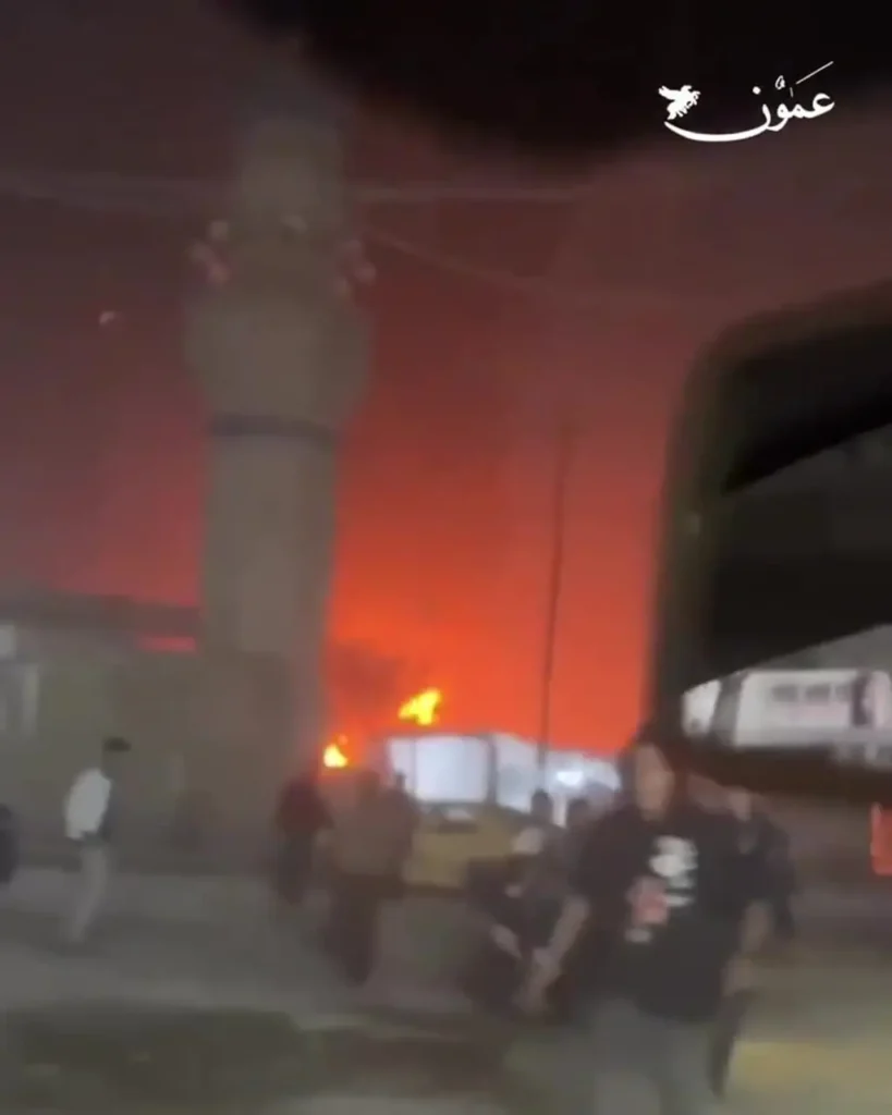 انفجار یک تانکر حامل سوخت در شهر سامرا