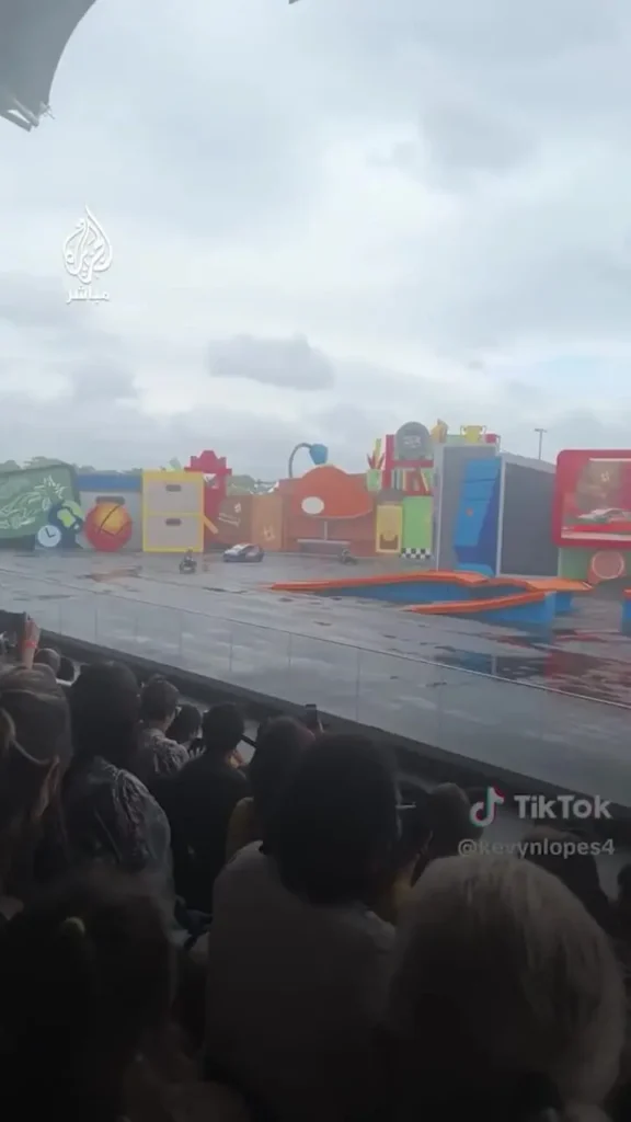 مرگ دلخراش یک موتورسوار در حین انجام حرکات نمایشی