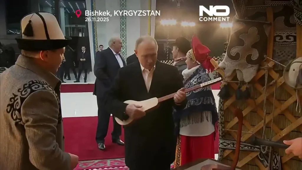 پوتین نوازنده شد!