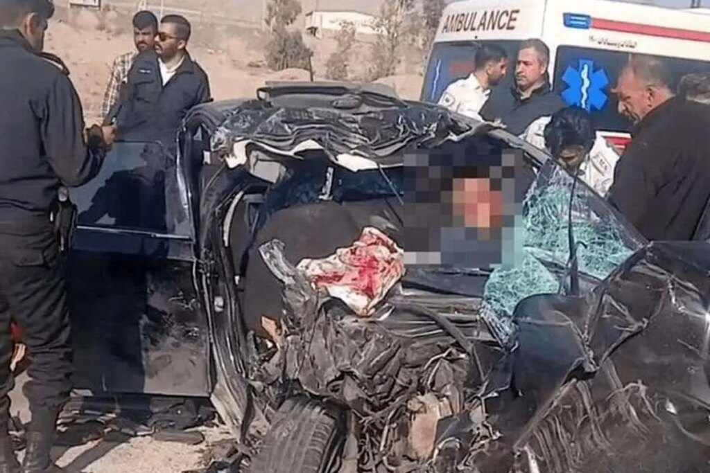 علت تصادف رانندگی همسر