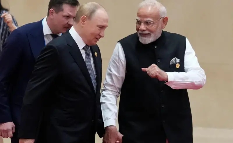 دیدار رسمی پوتین با مودی در دهلی نو